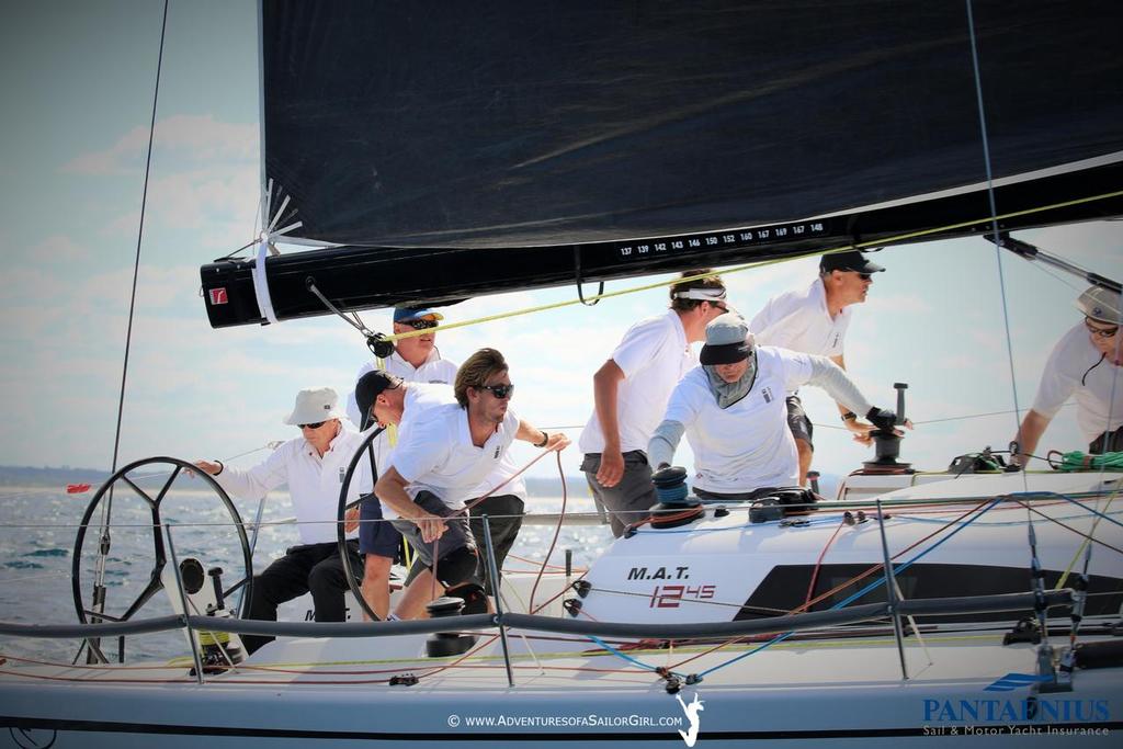 The Bushranger tried hard and nearly got there - 11 seconds was all it took... - Sail Port Stephens © Nic Douglass / www.AdventuresofaSailorGirl.com